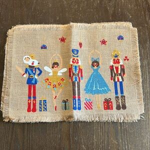 New 6 Piece Christmas Placemat Set